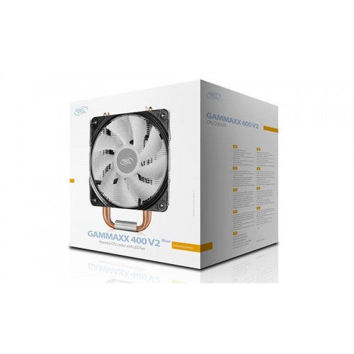 (LGA1200 & BLUE LED) Deepcool GMX400V2 120mm Hydro Bearing CPU Cooler BLUE LED