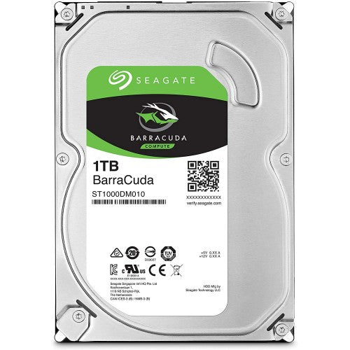 Seagate Barracuda ST1000DM010 1TB SATA 6GB/S 7200RPM 64MB Cache 3.5in Internal Hard Drive