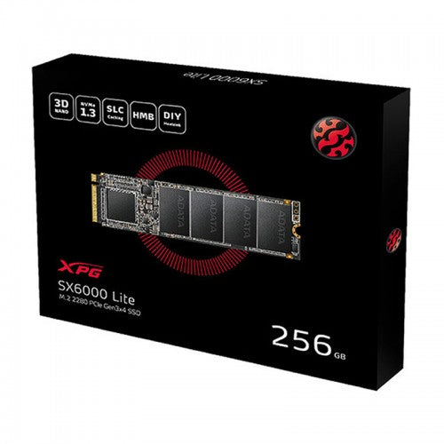 XPG SX6000 Lite 256GB PCIe 3D NAND PCIe Gen3x4 M.2 2280 NVMe SSD