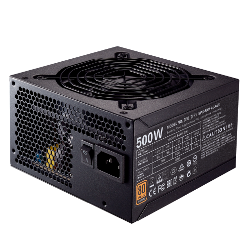 CoolerMaster 500W 80+Bronze Non-Modular ATX Power Supply New