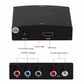 HDMI to Component YPbPr Adapter + R/L Audio Converter with power supply, Support 1080P 60Hz