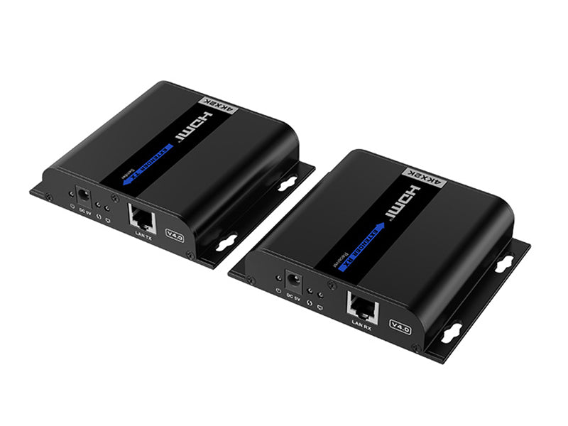 LKV683 v4.0 4KX2K HDbitT HDMI Over IP CAT5/5E/6 Extender up to 120m transmitter + Receiver Kit (Support One to One/One to many)