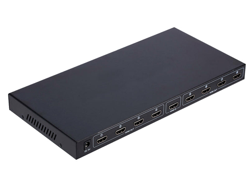 1x8 HDMI Splitter, Support HDMI V1.4b, 3D, Support high resolution up to 3840x2160@30Hz