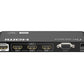 3×1 HDMI Switch 4Kx2K@60Hz HDR, Simultaneous Connection of Multiple HDMI Device, Support button, remote control, RS232_Black color