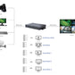 LKV401MS-N HDMI 4x1 Quad Multiviewer Switcher 1080p@60Hz, 4X HDMI input, 1x HDMI output