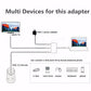 3 in 1 USB Type-C to HDMI+USB3.0+TYPE C Multiport Charging Converter HUB Adapter