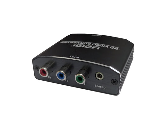 Component Video (YPbPr) + 3.5mm Analog Audio to HDMI Converter