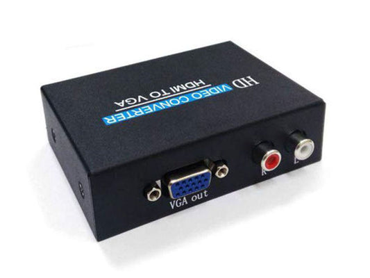 HDMI to VGA Converter 1080P With Audio_Black color