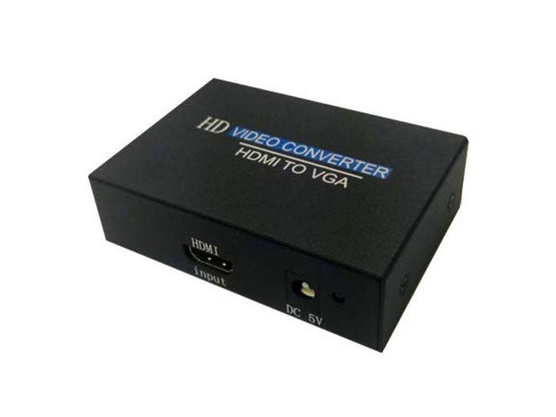 HDMI to VGA Converter 1080P With Audio_Black color