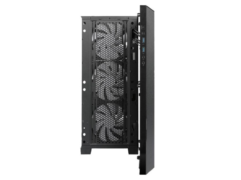 Antec Performance Series P82 Flow ATX Mid-Tower Case, Tool-Free Tempered Glass Side Panel, Removable 2.5” SSD Rack, Support for Up to 4 X 2.5” SSDs, White LED, 4 X 140 mm White Blade Fans Included