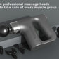 Portable Muscle Treatment smart fascia Handheld Percussion Massager gun with 4 heads_Grey color