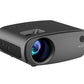 Havit PJ207 Portable Mini Projector, 1280x720P, Support 1080P, WiFi, 110 ANSI Lumens, Build-in HiFi Stereo speaker_Black color (Free Ball Heads Tripod, Limited QTY and time offer)