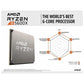 AMD Ryzen 5 5600X 6-Core/12-Thread 7nm ZEN 3 Processor Socket AM4 3.7GHz base