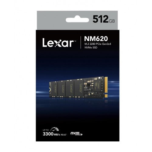 Lexar NM620 512GB M.2 NVMe PCI-e SSD (New)