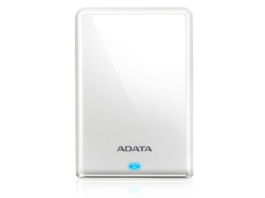 ADATA 1TB AHV620S Portable External Hard Drive USB 3.0 Model AHV100-1TU3-CW White