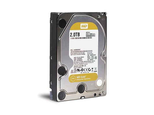 WD Gold 2TB Enterprise Class Hard Disk Drive - 7200 RPM Class SATA 6Gb/s 128MB Cache 3.5 Inch