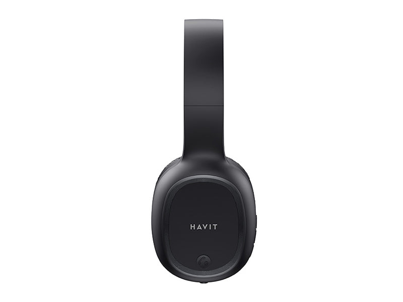 Havit H2590BT Pro Wireless Bluetooth V5.1 Multifunction headphone, Folding design_Black color