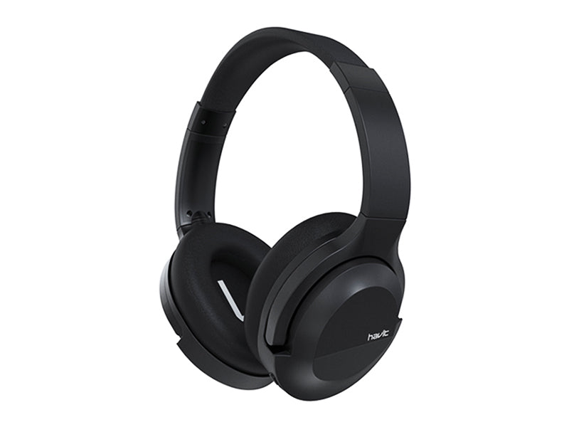 Havit H601BT ANC (Active Noise-Cancellation) Bluetooth Wireless Multi-function Headphone_Black