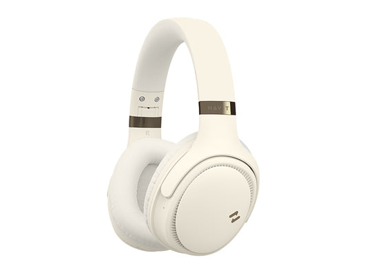 Havit H630BT Wireless Bluetooth V5.3 Over-ear Foldable Headset with Mic_Beige