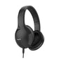 Havit H100d Wired 3.5mm plug portable folding for mobile Music headphone_Black