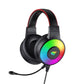 HAVIT H2013D 3.5mm+USB powered RGB Gaming Headphone with Surround Sound & All-inclusive Skin Earmuffs