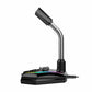 HAVIT GK56 Omnidirectional Adjustable USB Microphone for Computer With led light for Gaming Chatting_Black