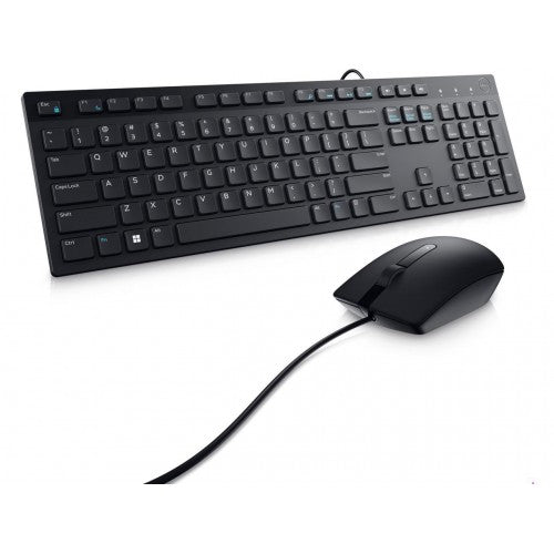 Dell Wired Keyboard and Mouse - KM300C (Black), New