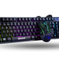 Marvo Wired Rainbow Backlight Membrane Gaming Keyboard & Mouse Combo_Black