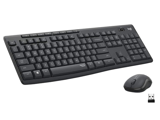 Logitech MK295 Silent Wireless Optical Keyboard & Mouse Combo_Graphite (Refurbished)