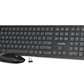VicTsing PC252 2.4Ghz Wireless Keyboard and Mouse Combo set, Silent Mouse Ultra Slim Keyboard 104 Keycap For PC Laptop Computer Win Mac_Black