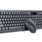 Speedex 2.4Ghz Wireless Multimedia Keyboard and Mouse Combo Set_Black color