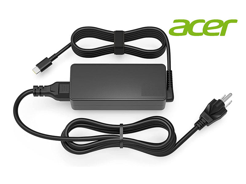Acer OEM AC Adapter Compatible with: 5V-3A, 9V-3A, 15V-3A or 20V-2.25A 45W