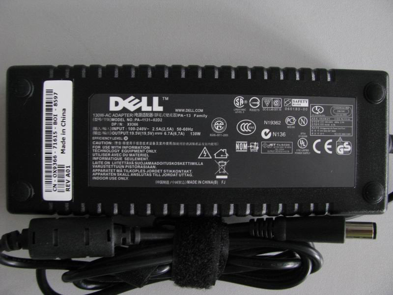 Dell OEM PA13 AC Adapter 19.5V-6.7A (7.4x5.0mm)