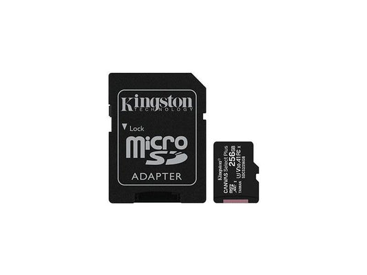 Kingston Canvas Select Plus microSDXC 256GB Class 10 UHS-I Up to 100MB/s Read (SDCS2/256GBCR)