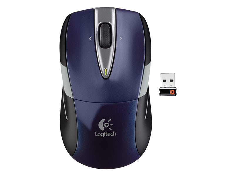 Logitech M525 Wireless Mouse Ergonomic Design_Blue