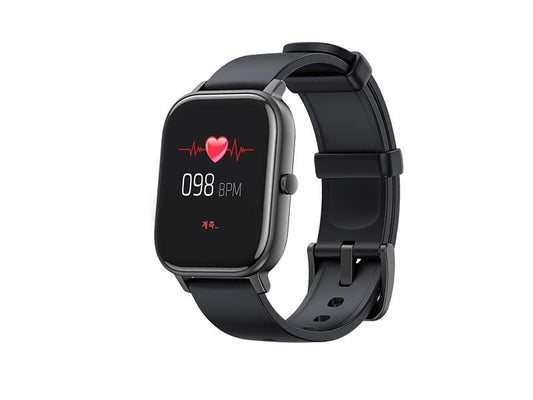 HAVIT M9006 PRO Full Touch 1.4 inch Fitness Activity Tracker, health, Zinc+Silicone Smart Watch_Black