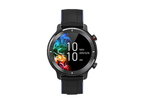 Havit M9014 Round full touch screen 1.3 inch TFT screen, sports and Health smart watch_Black & Black