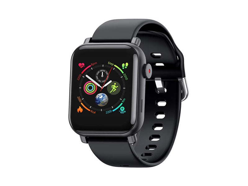 Havit M9016 Pro Large 1.69 inch full touch Screen, Sports and health Bluetooth on Call Feature Smart Watch_Grey & Black