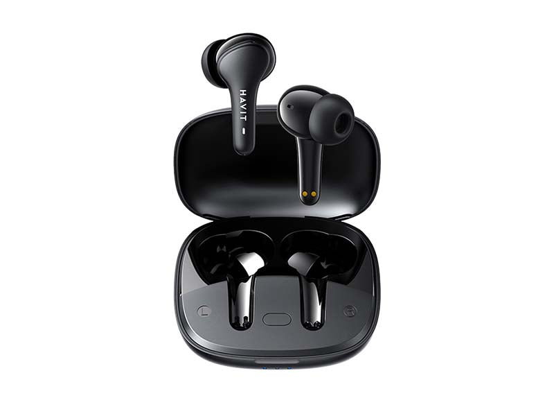 Havit TW959 True Wireless Bluetooth v5.1 Stereo earbuds, Touch control, dual channels, 65ms Low Latency_Black color