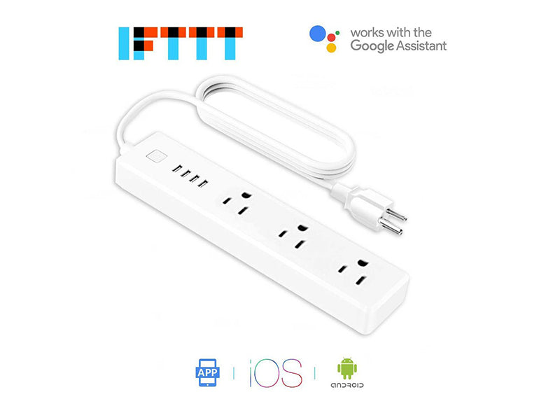 Meross 3-Outlet / 4-USB Port Smart Wi-Fi Surge Protector