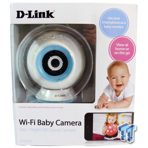 D-Link DCS-825L 720p HD Day/Night WiFi BabyCam w/Temperature Sensor, 2-way Audio