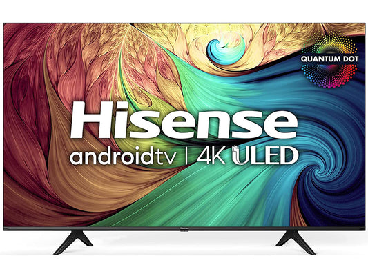 Hisense 65 Inch 4K UHD HDR ULED Android Smart TV (65U68G) with Quantum Dot Technology Open Box Grade A Pick Up or Ship with Insurance