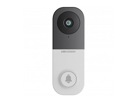 Hikvision DS-HD2 Outdoor Wi-Fi Dual-Band Smart Doorbell Camera 2ND Generation with Full HD 1080P Resolution and AI Powered Human Detection Storage Up to 256GB Edge Storage