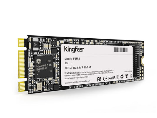 Kingfast 256GB F6M NGFF M.2 SSD Solid State Drive - M.2 2280 Internal