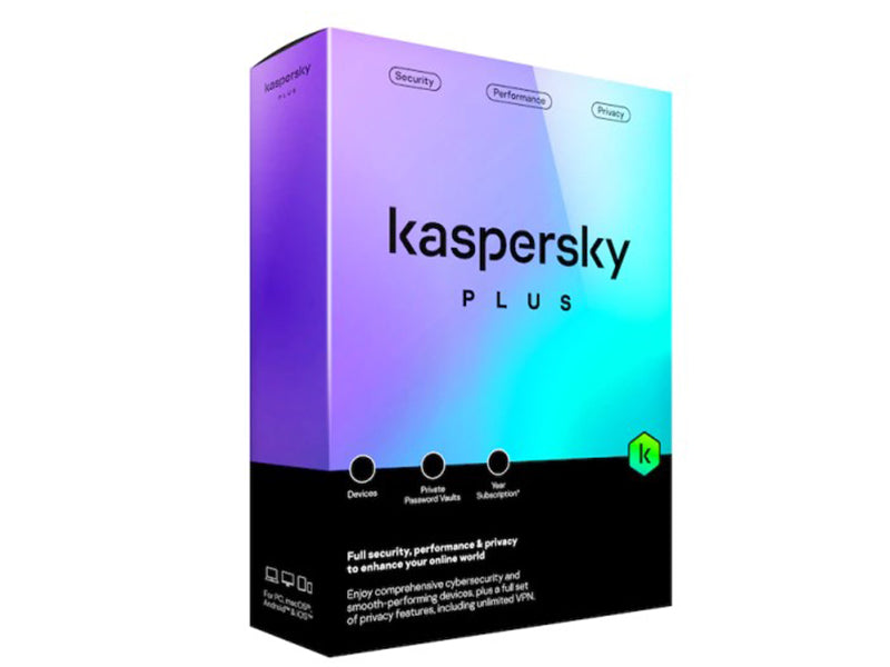 Kaspersky PLUS Total Security 1 User, 1 Year License