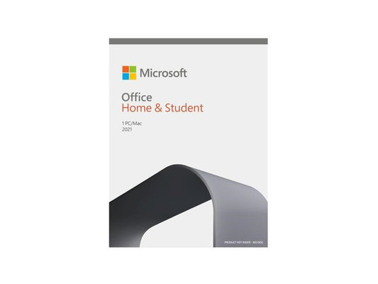 MICROSOFT OFFICE HOME AND STUDENT 2021 ENGLISH P8 1 LICENSE NA ONLY MEDIALESS