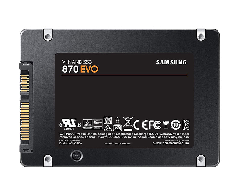Samsung 870 EVO 1TB SATA 2.5" Internal SSD -MZ-77E1T0B/AM