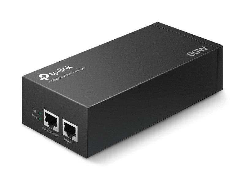TP-Link TL-PoE170S | 802.3at/af/bt Gigabit PoE Injector | Non-PoE to PoE Adapter | Supplies up to 60W (PoE++) | Plug & Play