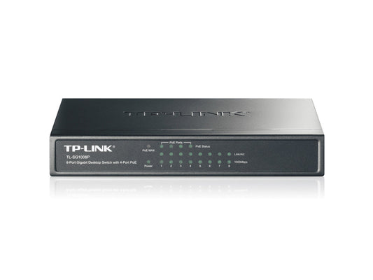 8-Port Gigabit Desktop Switch with 4-Port PoE