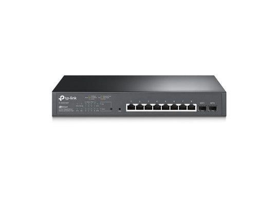 JetStream 10-Port Gigabit Smart Switch with 8-Port PoE+